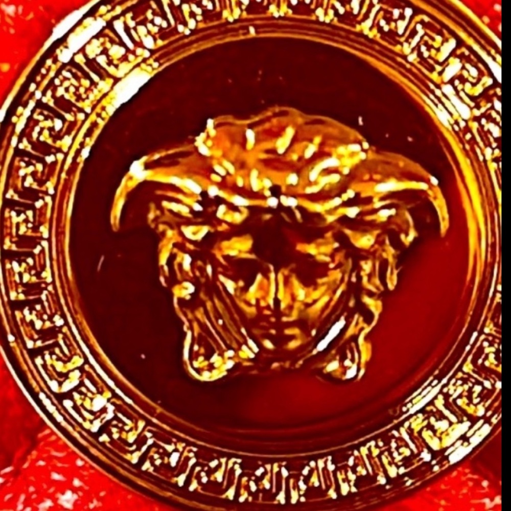 Versace Red Leather Wallet